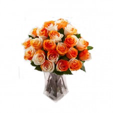 Promo Orange White in a Bouquet