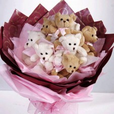 Mini Bear in a Bouquet