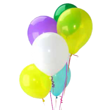 Multicolor Latex Balloons