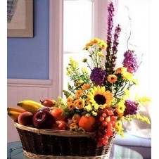 Fruits and Flower Basket