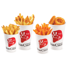 Fries Potatoes and Onion Rings by Bonchon