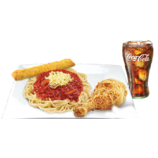 Spaghetti Supreme and Jumbo Cruchy Chicken by Greenwich