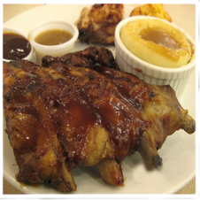 Rib Plate (Half Slab) by Kenny Rogers