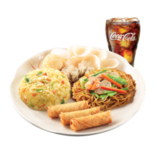 Shanghai Lauriat with Drink by Chowking