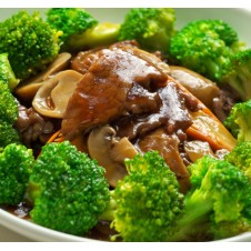 Sliced Beef with Brocolli by Super Bowl