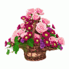 Pink Roses and Mixed Flowers Arrangement