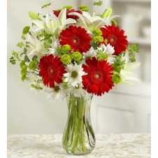 Fresh Assorted Flowers in a Vase