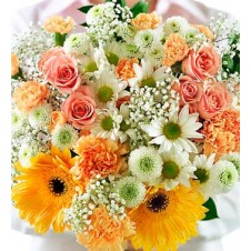 Mixed Fresh Flowers in a Bouquet 1