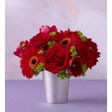 Red Roses & 3pcs Gerbera Flowers