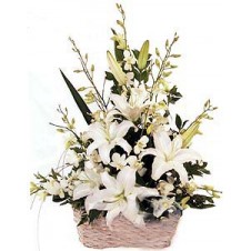 Large Elegant Display of White Flowers