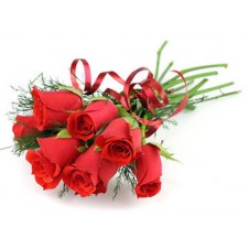 6pcs Holland Roses Bouquet