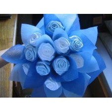 12 pcs. Imported Holland Blue Roses in a Bouquet