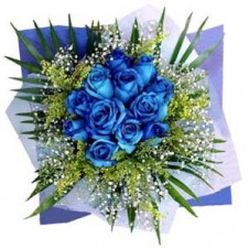 36 pcs. Imported Holland Blue Roses* in a Bouquet