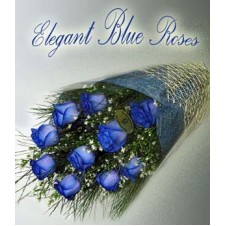 36 pcs. Imported Holland Blue Roses* in a Bouquet 1