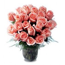 Roses in a Perfect Gift in a Vase