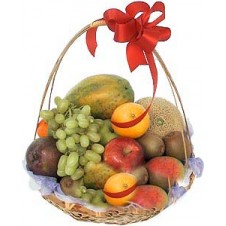 Basket of Assorted Fresh Fruit