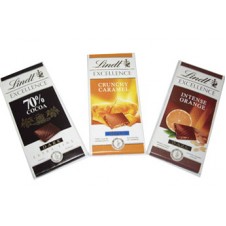 Lindt Excellence Chocolate in 3 Variation