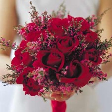 1 dozen Red Roses in Bouquet