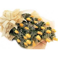 2 dozen Yellow Roses in a Bouquet