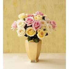 Mixed Roses in a Vase 1