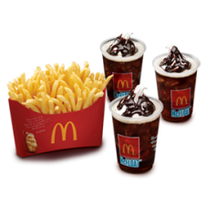 Bundle Fries 'N McFloat Combo by Mc Donalds