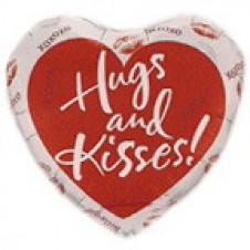 1 pc HUGS AND KISSES Balloon