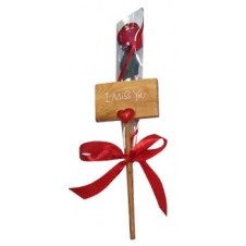 I Miss You Placard plus Scented Artificial Rose by Blue Magic
