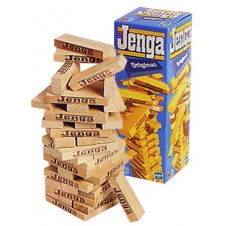 Jenga Build-Up Wooden Blocks