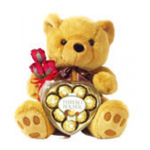 heart shape teddy