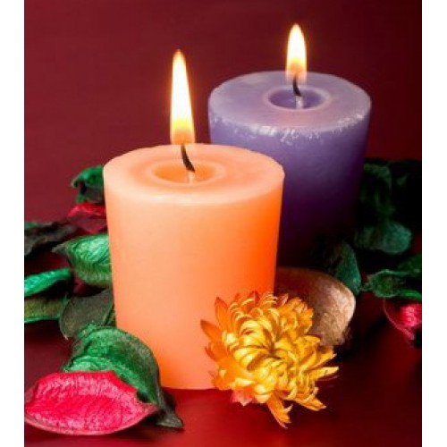 2pcs Colorful Medium Size Candles