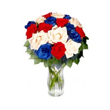 Promo Red, White and Blue in a Bouquet