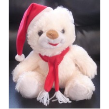 White Santa Bear