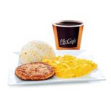 Sausage Platter with Rice by Mc Donalds