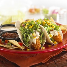 Tortilla Crusted Fish Tacos by TGIF