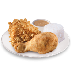 2pcs Chicken and Rice by KFC