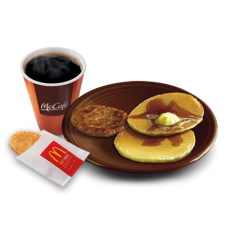 2pc Hotcakes with Sausage by Mc Donalds