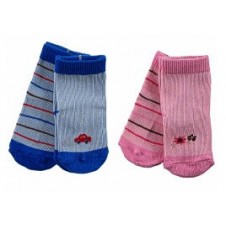 2 Pairs Colored Baby Socks