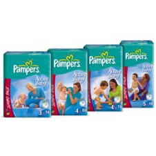 4 Jumbo Pack of Pampers Active Baby