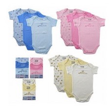 1 Pack Short Sleeve Bodysuit (3pcs)