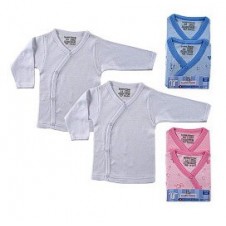 1 Pack Long Sleeve Side Snap Baby Shirt (2pcs)