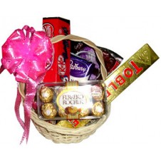 Assorted Chocolate Lover Basket 12