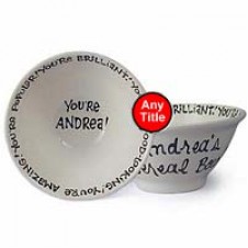 Personalized Ceramic Bowl (Single)