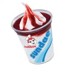 Strawberry Sundae by Jollibee