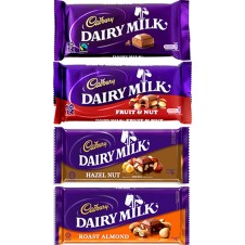 Cadbury Dairy Milk 4 Assorted Bars 75g each