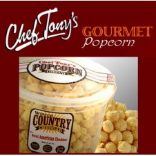 White Country Cheddar Flavored Popcorn by Chef Tony's