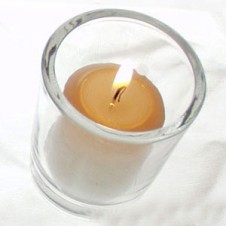 6 Pcs Wonderful Candles ith Glass Holder!