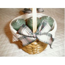 6 Pcs Candles In A Basket!
