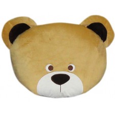 Dog Head Brown Fancy Pillow